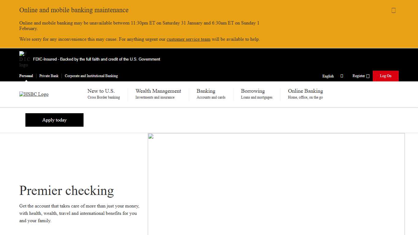 Premier Checking Account Premier Banking - HSBC Bank USA